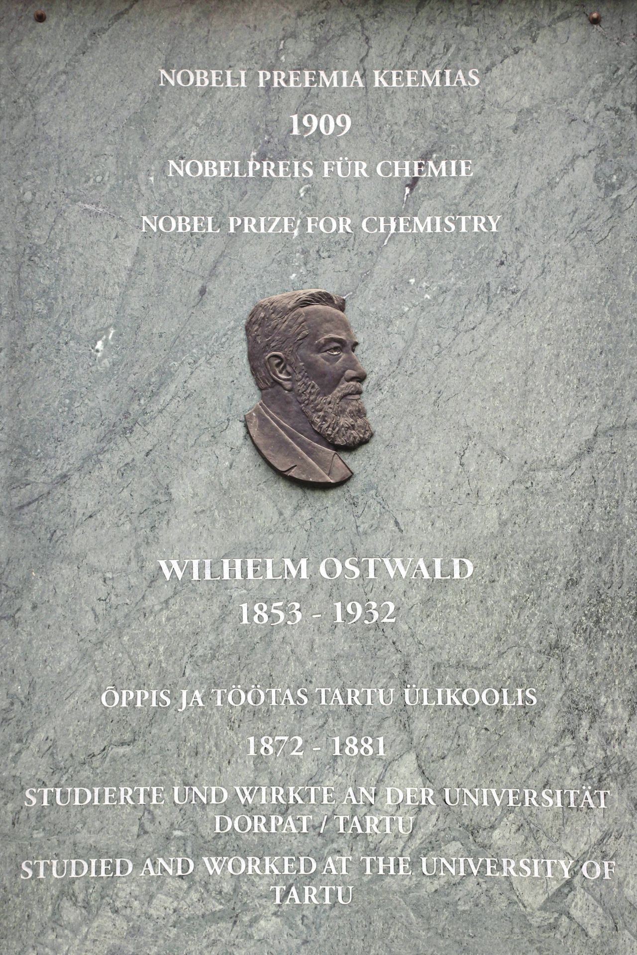 Wilhelm Ostwald (1853 – 1932)