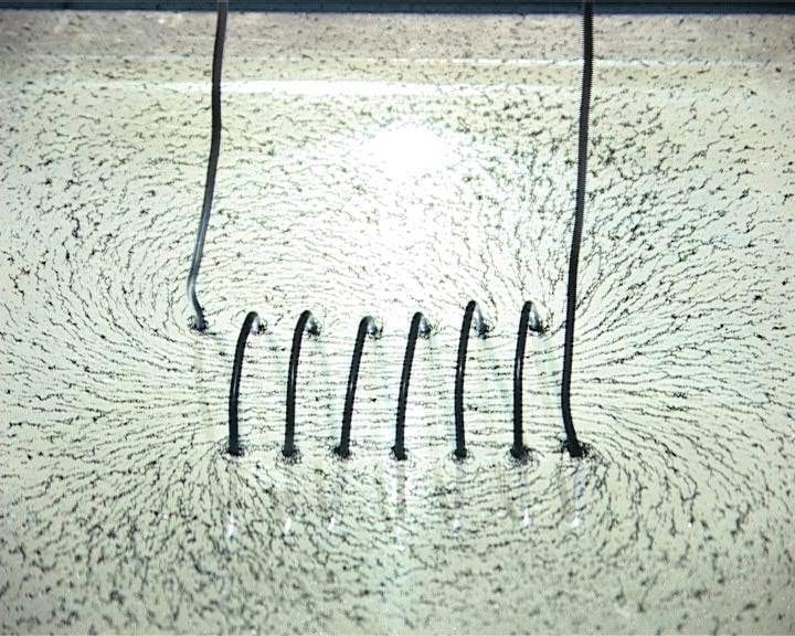 Solenoidi magnetvälja katseline pilt
