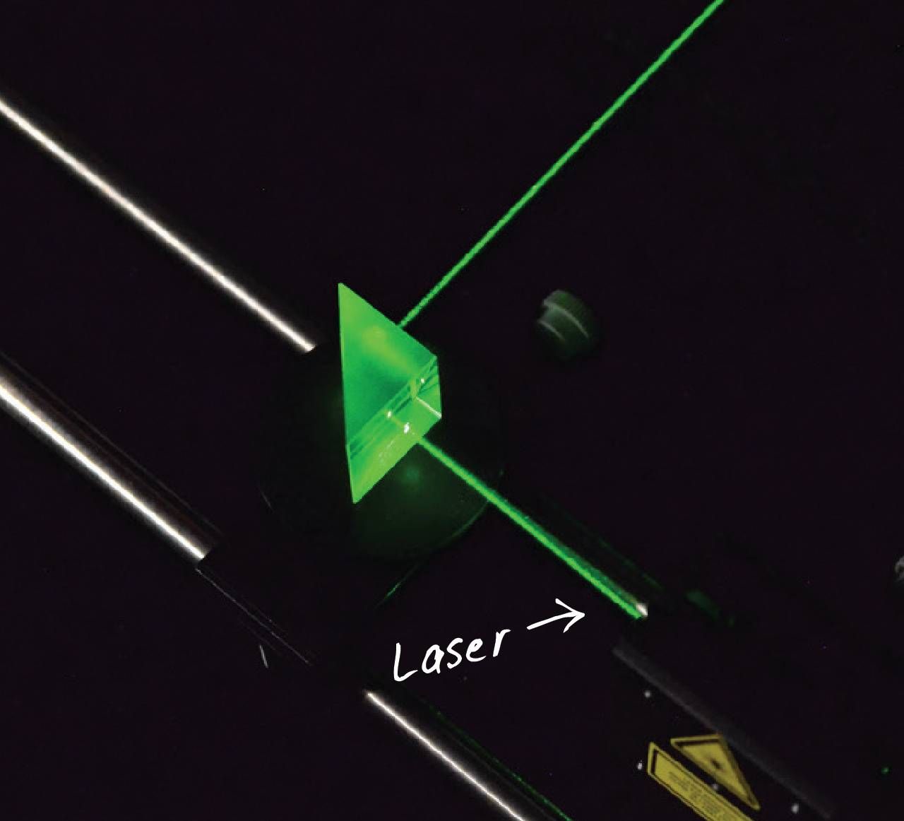Total reflection in a prism