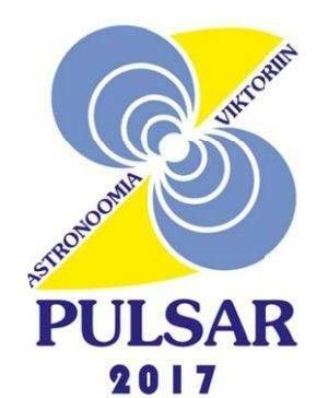 Astronoomiaviktoriin Pulsar 2017, logo<br>