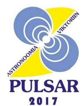 Astronoomiaviktoriin Pulsar 2017, logo<br>