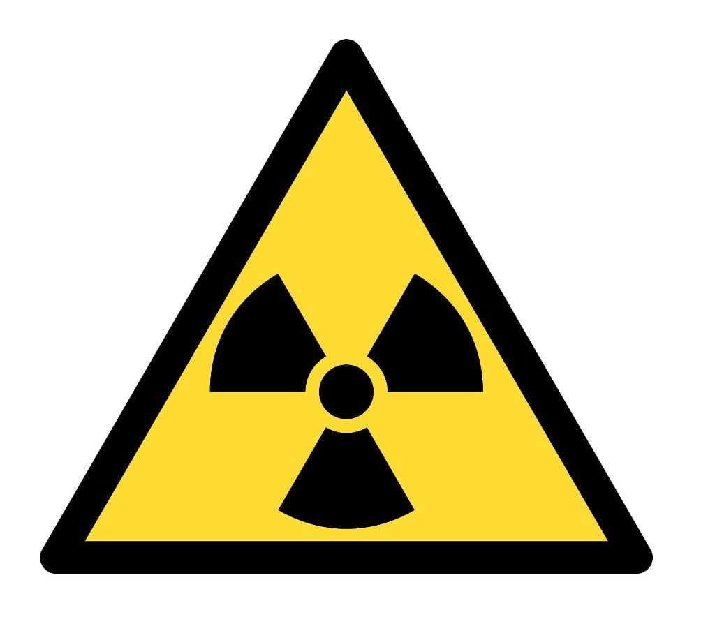 Radioaktiivsus, hoiatusmärk