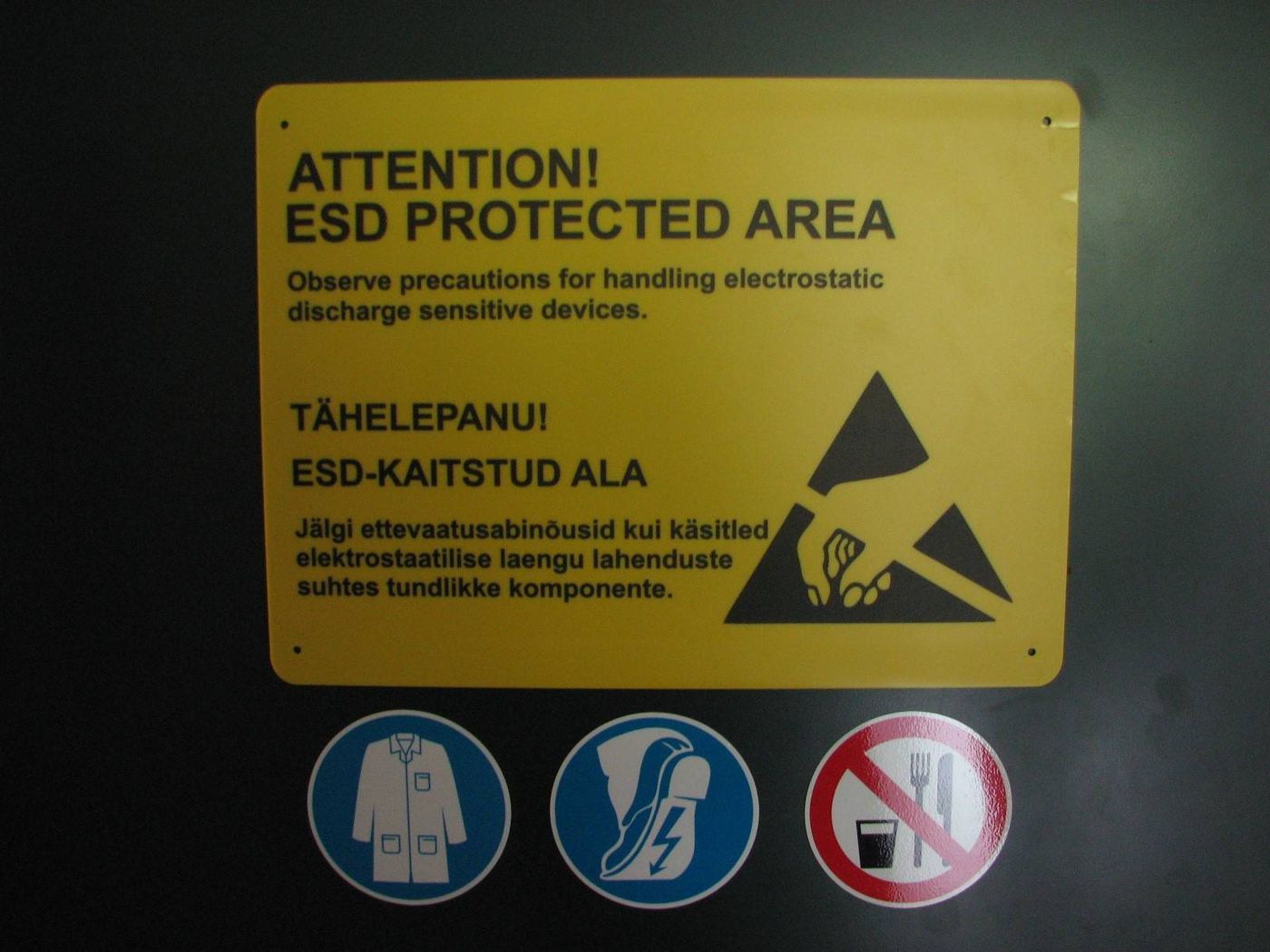Elektrostaatilise puhtuse märk