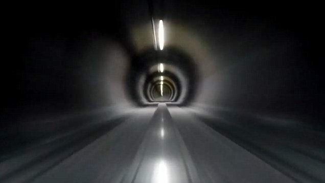 Hyperloop One testraja tunnelis