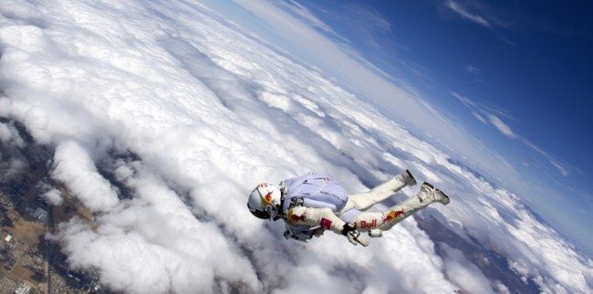 Felix Baumgartner's jump