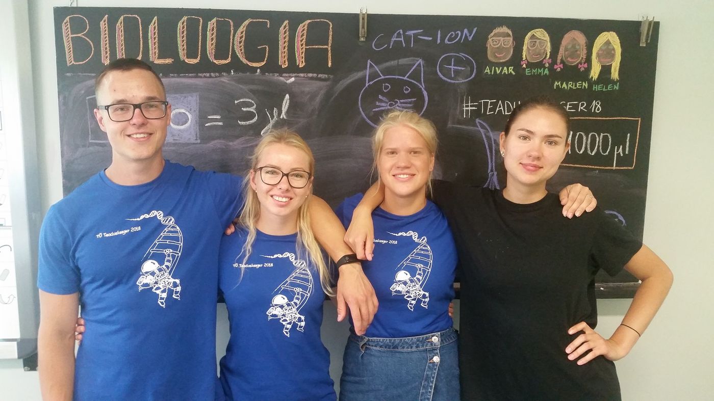 Teaduslaagri bioloogid 2018