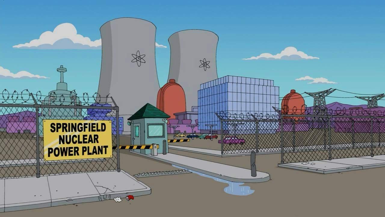 Springfieldi tuumajaam, joonistus