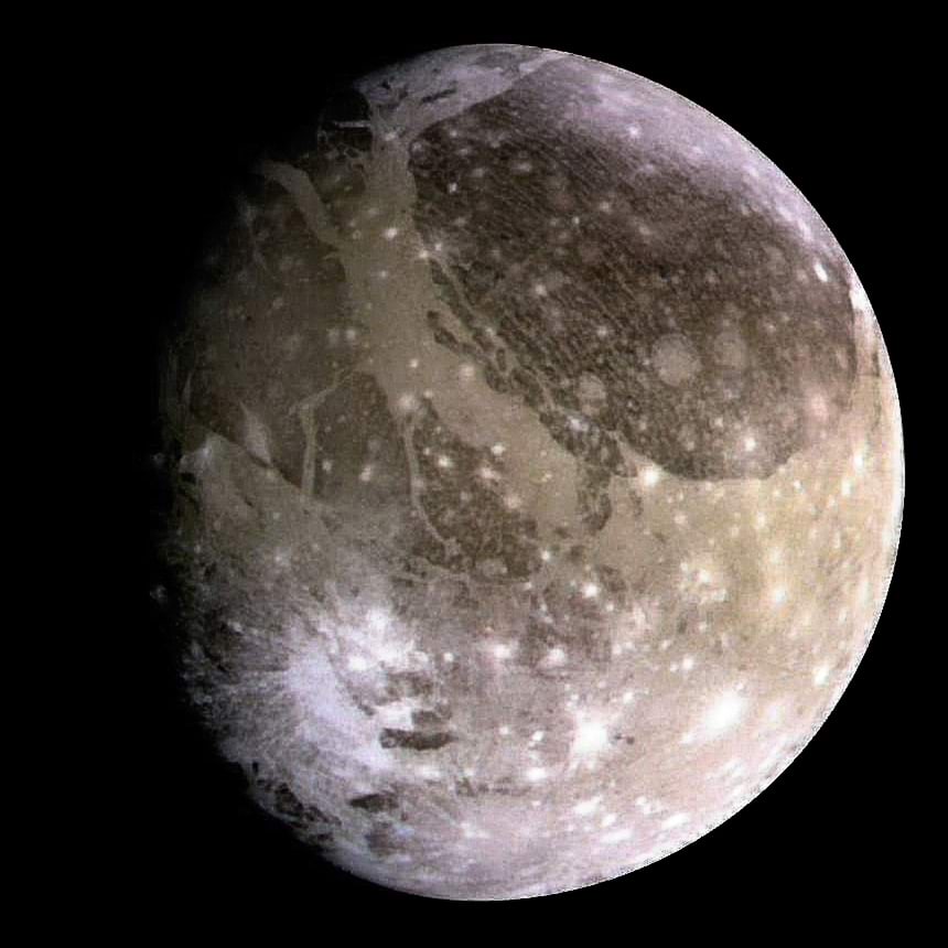 Jupiteri kaaslane Ganymedes