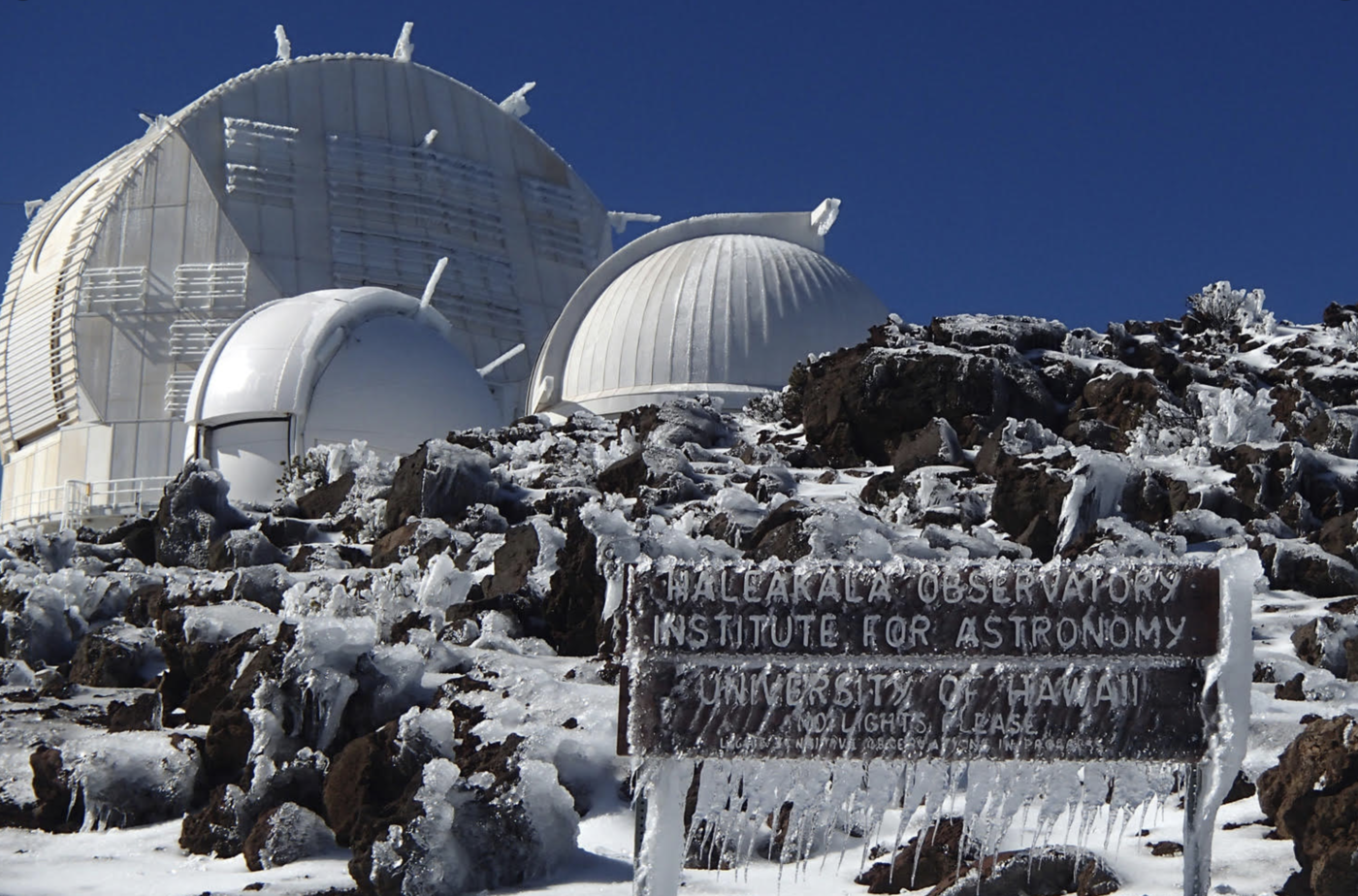 Haleakala Observatoorium jäävangis