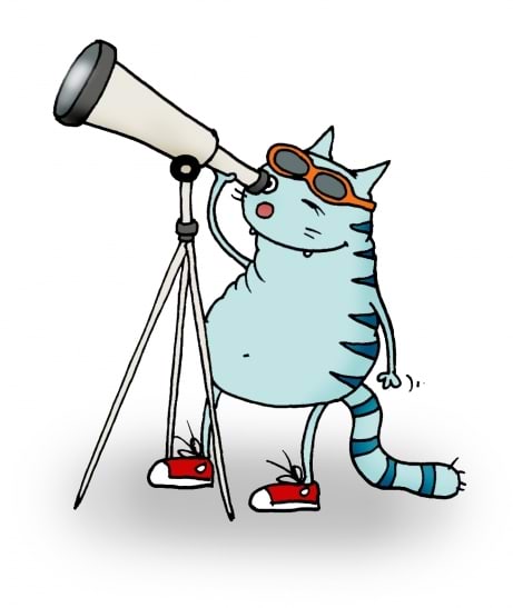 Kass teleskoobiga