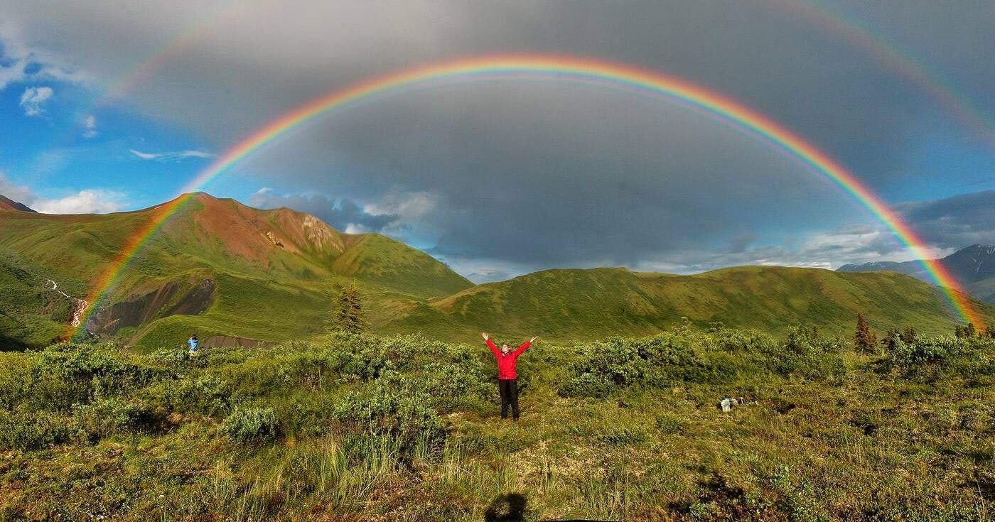 The double rainbow and human wonder