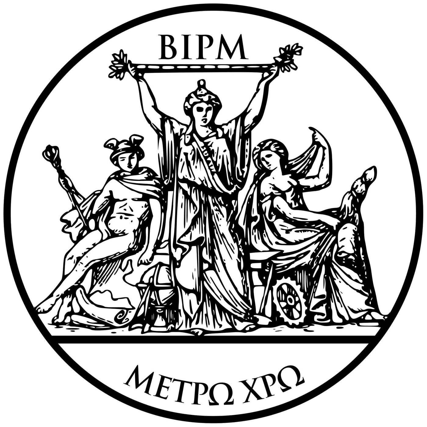 Rahvusvaheline mõõtude ja kaalude büroo BIMP logo