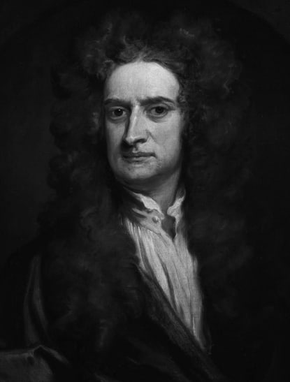 Isaac Newton: portree