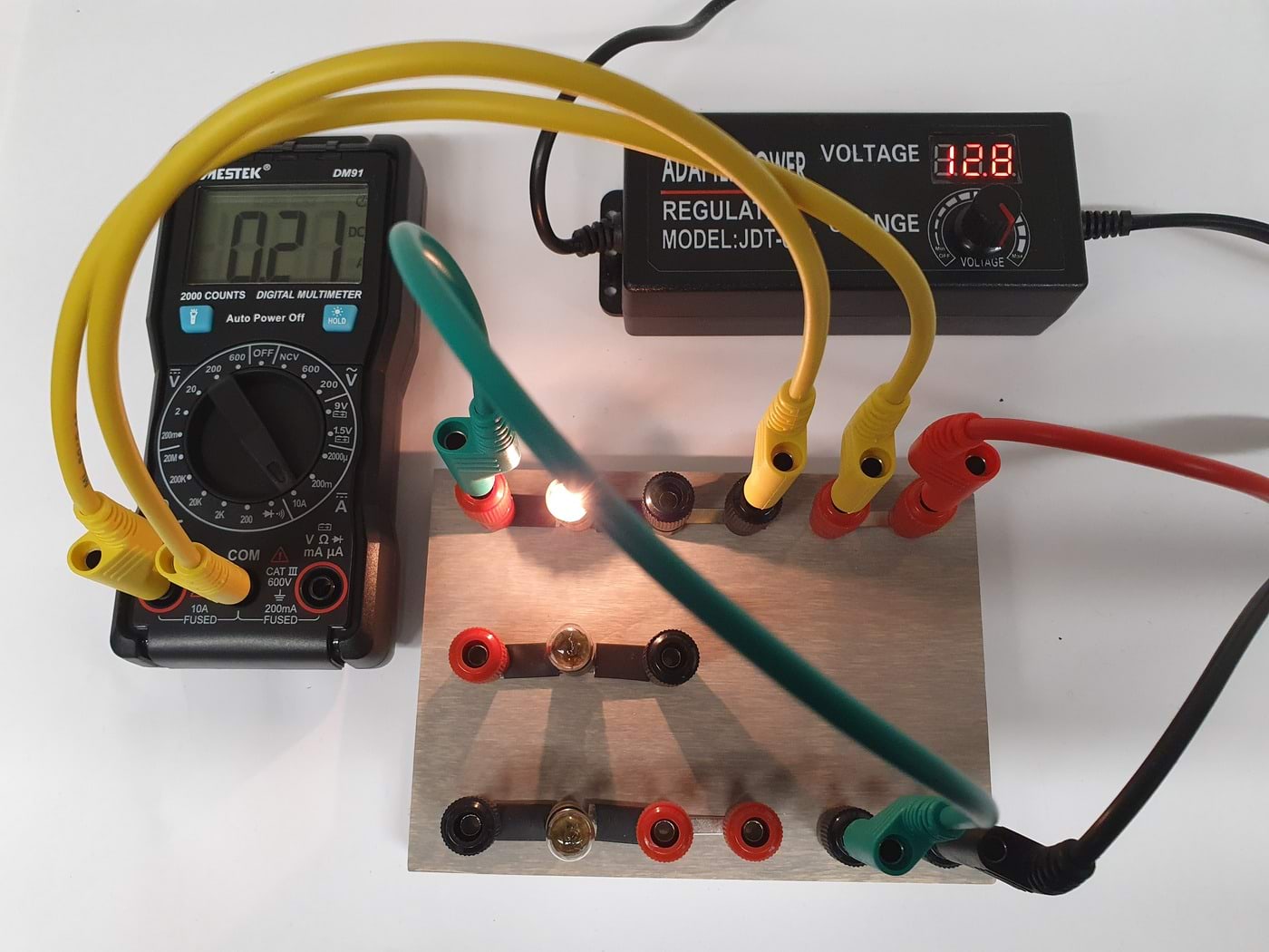 Tester as an ammeter