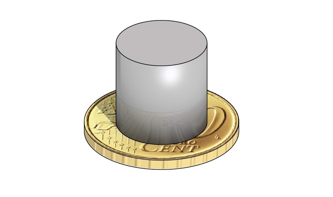 Katse magneti ja euromündiga