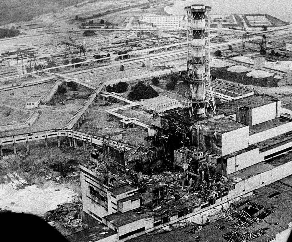 Tšernobõli tuumaelektrijaama varemed