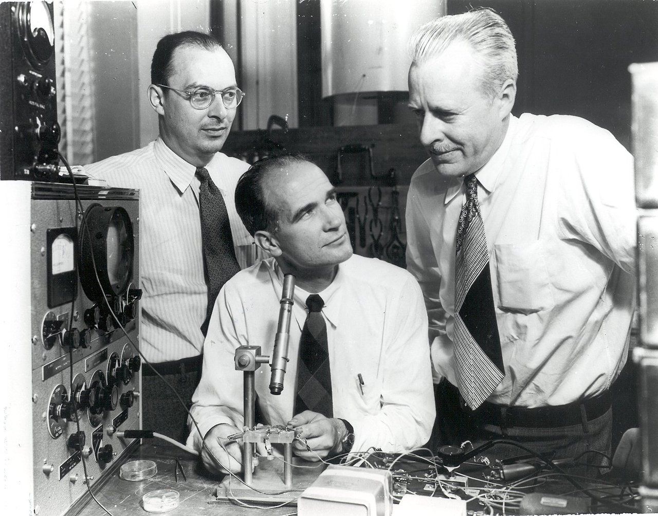 John Bardeen, William Shockley ja Walter Brattain