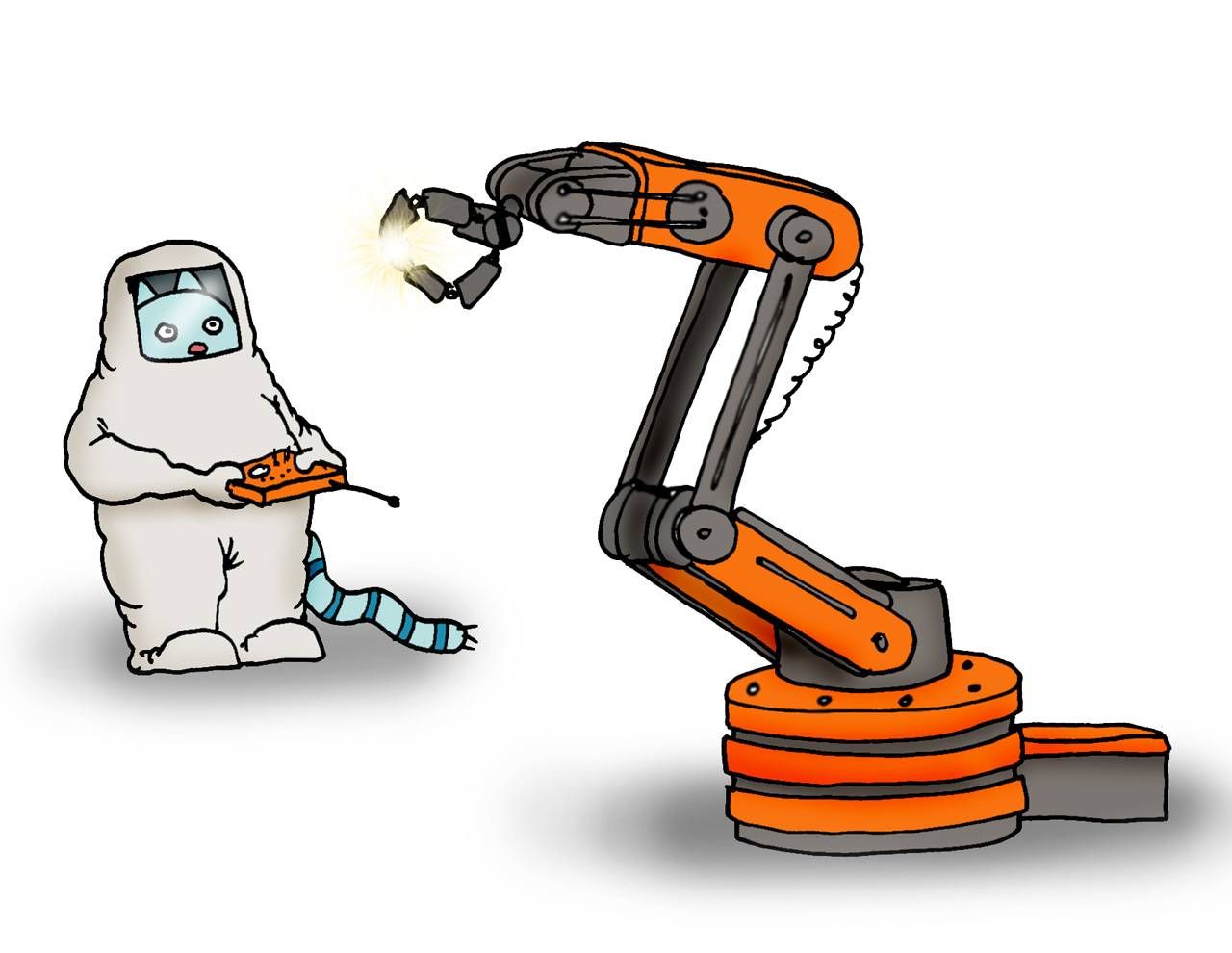 Robotkäsi (kassipilt)