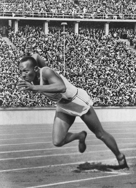 Jessie Owens 1936. aasta olümpiamängudel