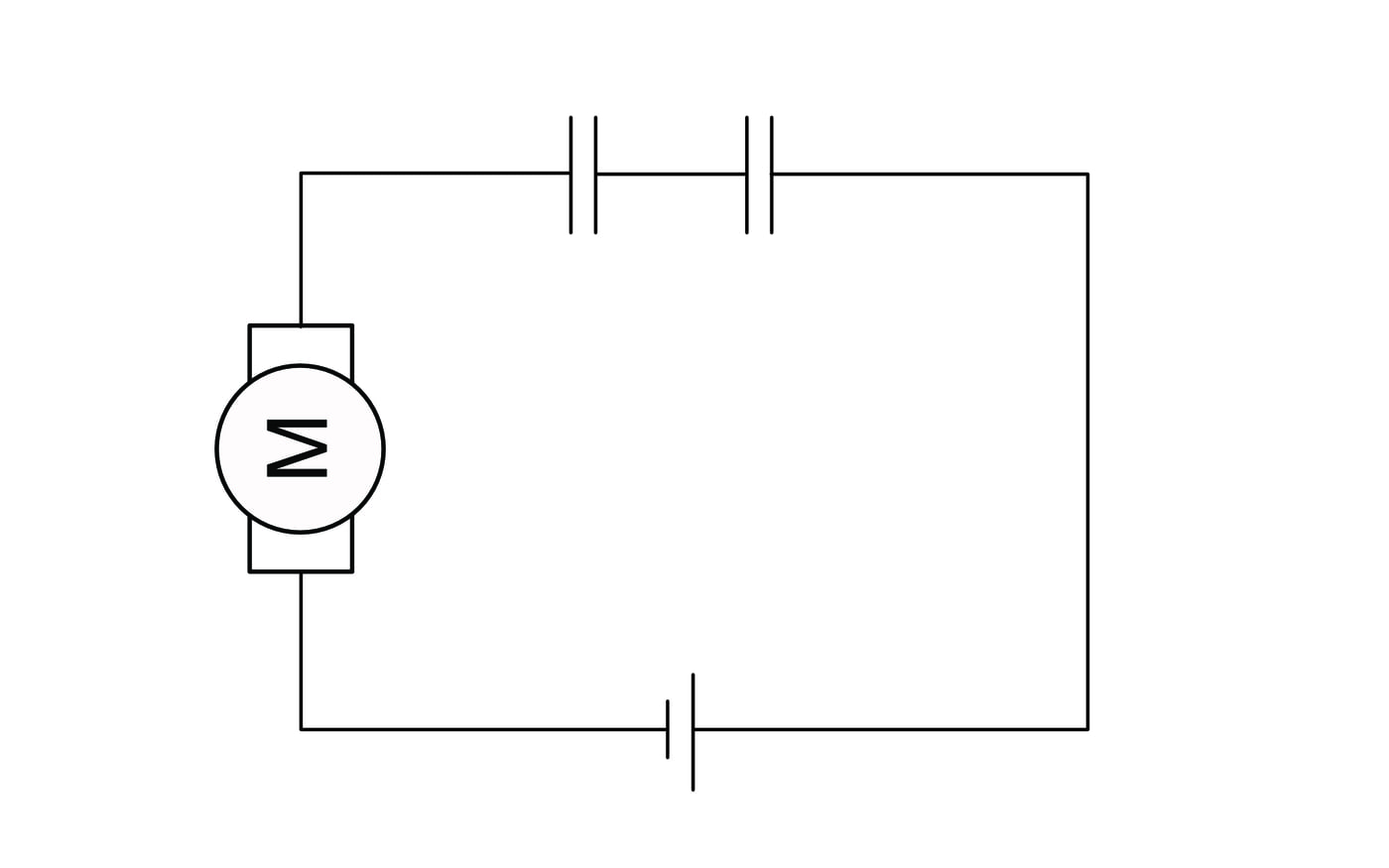 Charging supercapacitors with a battery