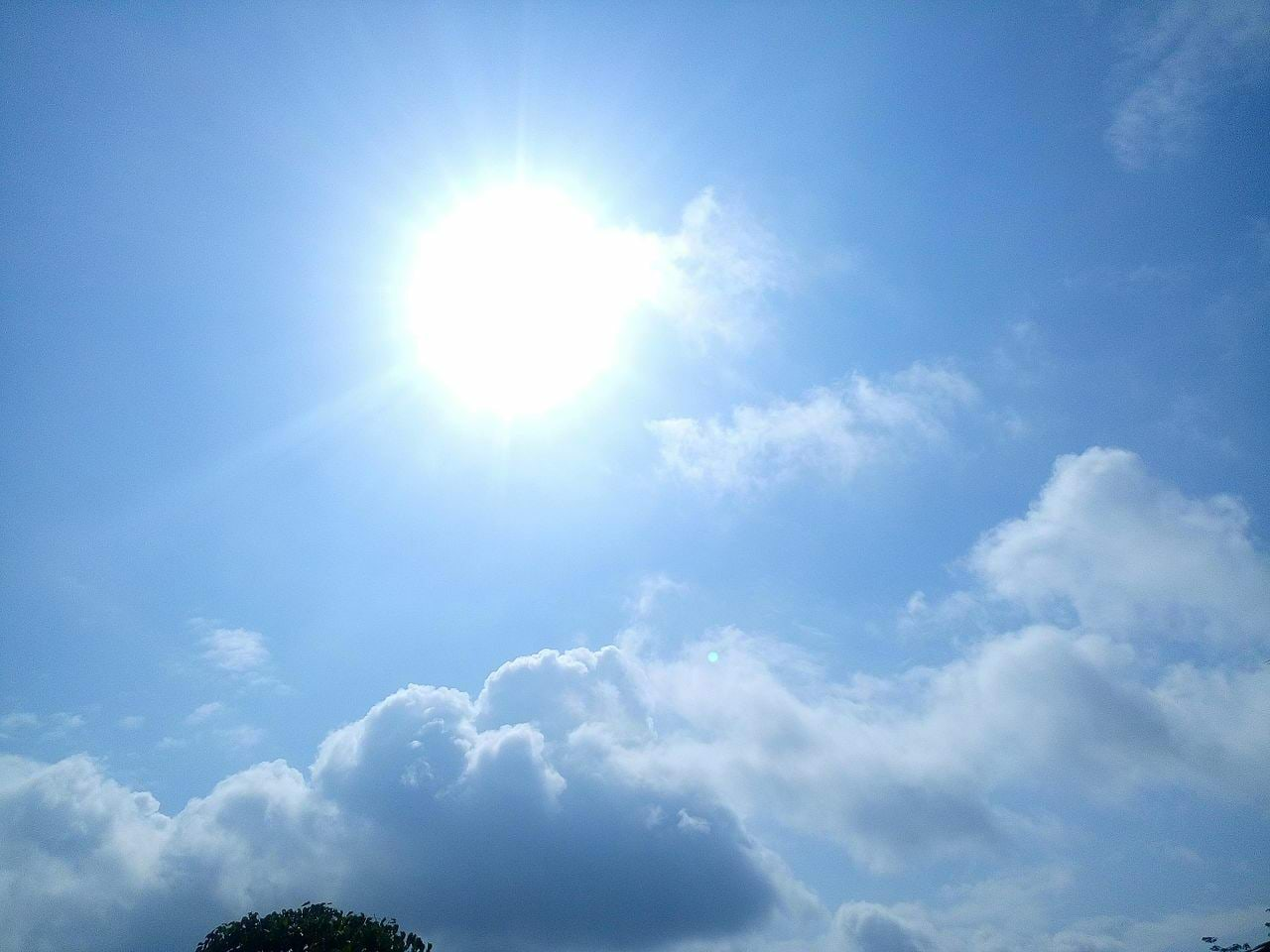 Sunny sky