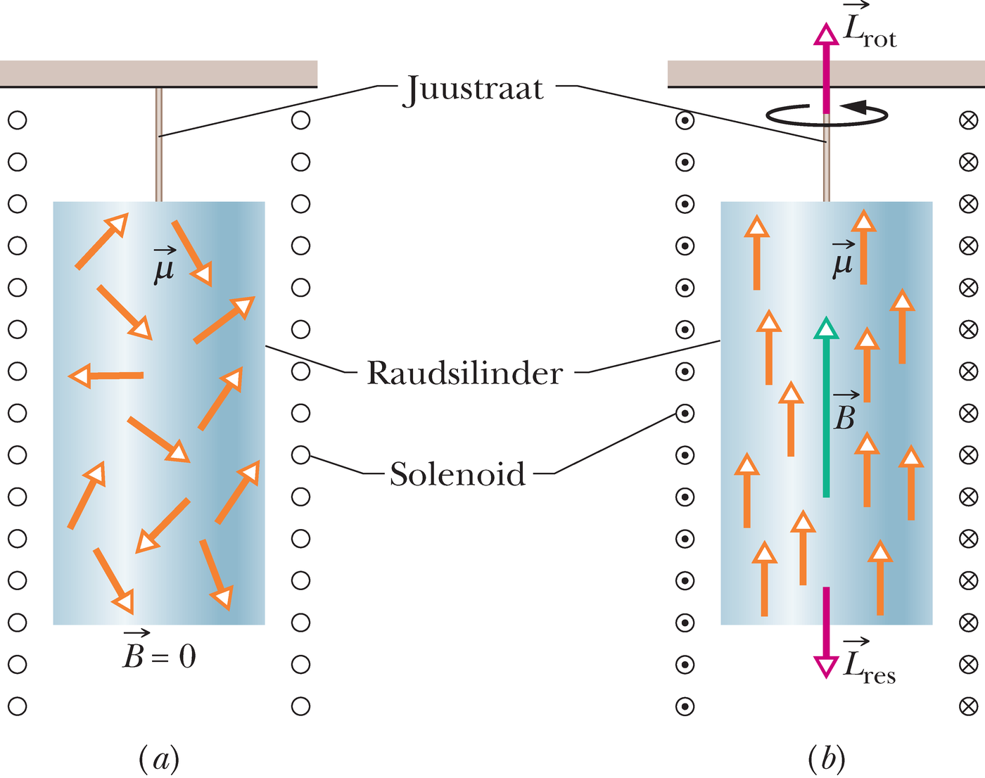 Einsteini ja de Haasi katseseade