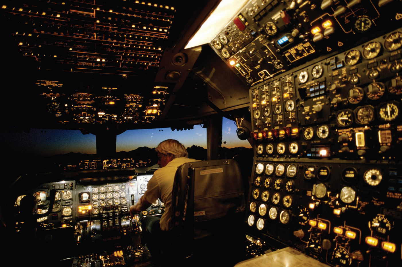 Reisilennuki kokpit